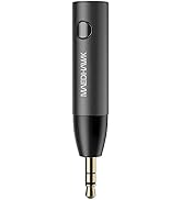 Text reads 'MAXEDAYAK' on black cylindrical audio adapter with 3.5mm headphone jack connector.