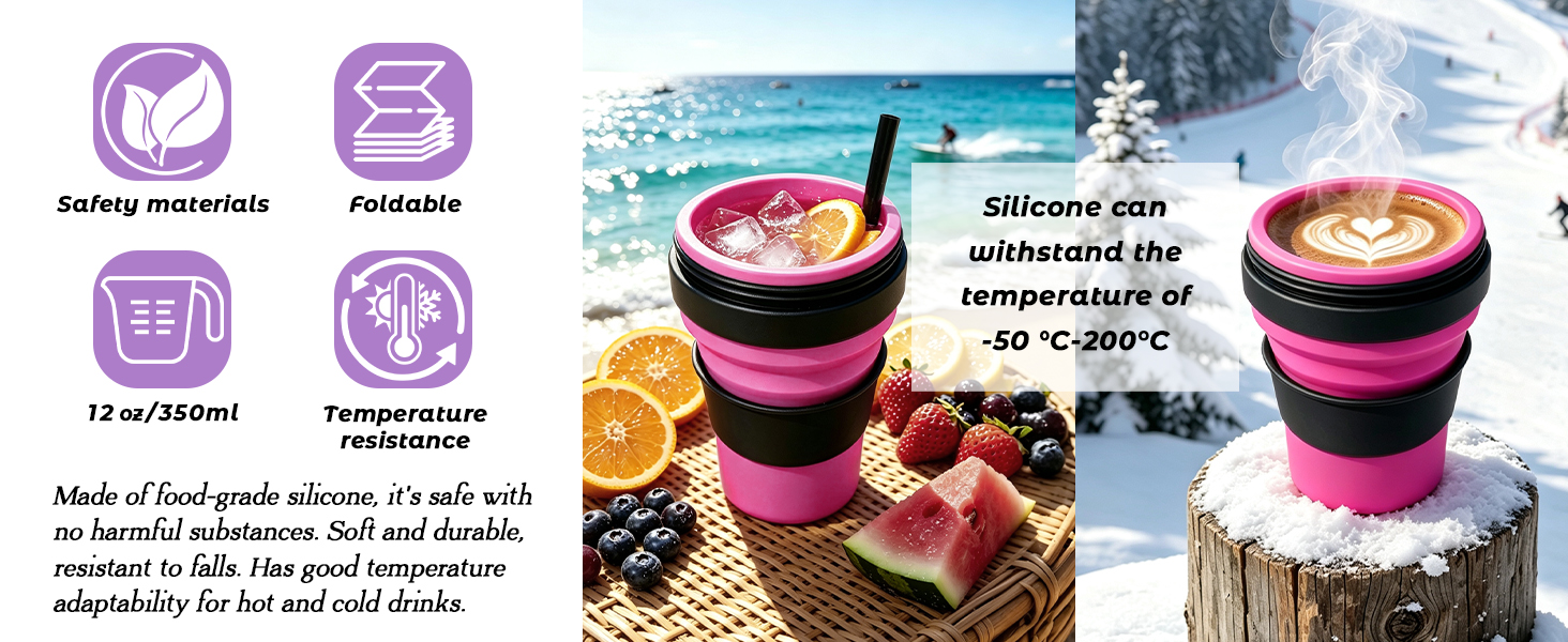 Acceptable temperature for silicone cups