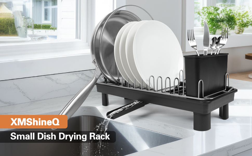 Small Dish Drying Rack for Kitchen Counter