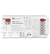 GLEDOPTO WiFi Bluetooth 5 in 1 LED Strip Controller DC12-24V 20A Current RGBCCT RGBW RGB CCT WWCW...