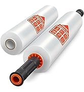 JARLINK Stretch Film, 15 Inch x 1000 Feet Shrink Wrap for Pallet Wrap, Industrial Strength Stretc...