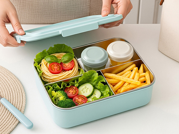 dressing containers with lids