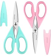 iBayam Kitchen Scissors - All Purpose Heavy Duty Meat Scissors, Poultry Shears, Dishwasher Safe, ...