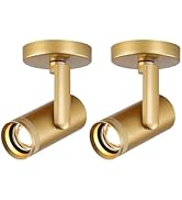 Opulux 12W LED Gold Dimmable Zoomable Ceiling Spotlight Indoor – Adjustable Surface Mount Accent ...