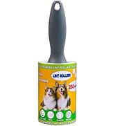 Sunroda Lint Roller Pet Hair Value Pack of 250 Sheets, Extra Sticky Lint Remover for Dog & Cat Fu...