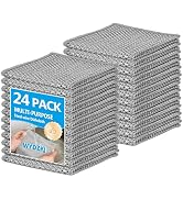 WYDZKJ 24Pack Multipurpose Wire Dishwashing Rags, Upgrade Non Scratch Wire Dishcloth, for Wet and...