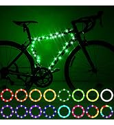 Waybelive LED Bike Frame Lights, Remote Control Bicycle Frame LED Light, 16 Color Change by Yours...
