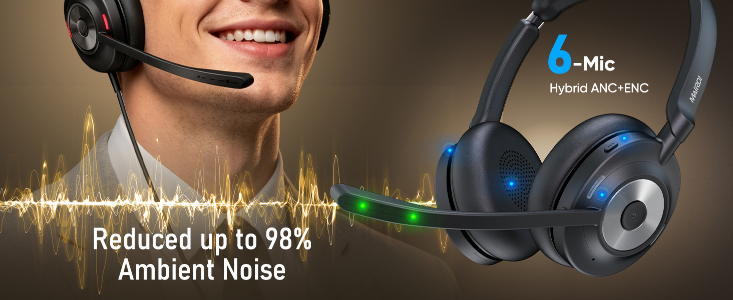 USB headset with microphone