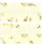 36PCS Cat Theme Stationery Set, Warm Yellow Healing Style Letter Writing Paper with Cute Kitty Il...