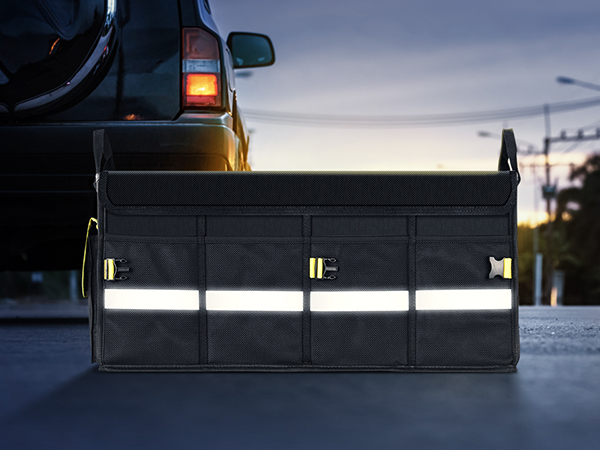 the reflective band provide extra safety during a load and unload the cars box at night
