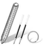 Hamans Mini Ballpoint Pen Titanium EDC Pocket Pen 2.87" Lightweight Compact Size for Everyday Car...