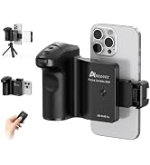 AMAZEAR Shutter Grip for iPhone 17 Pro Max/Android Mobile Phones, DSLR Camera Style Cellphone Pho...