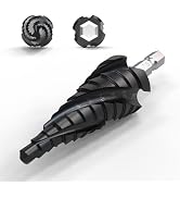 Four Spiral Flute Step Drill Bit, 3/16