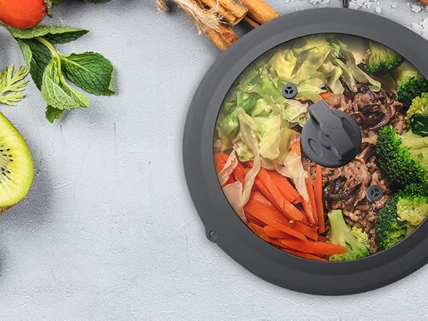 Vegetables and Pot Lids