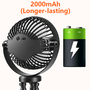 stroller fan rechargeable