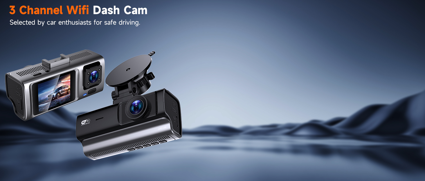 3 Channel Dash Cam