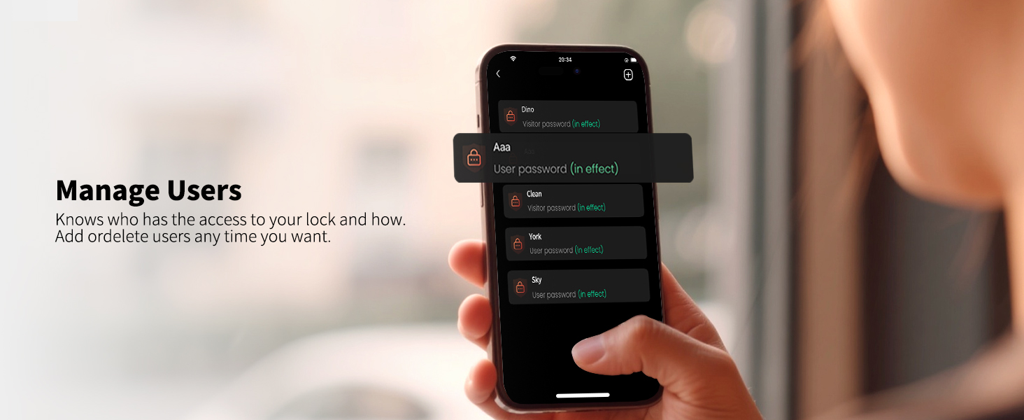 fingerprint door lock