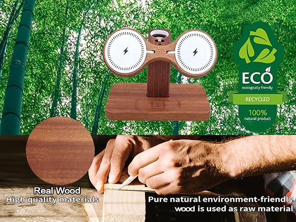 wood charging station
