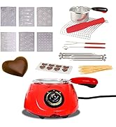Total Chef Chocolatiere Electric Melter for Chocolate and Candy Melts, 8.8 oz (250 g), Fondue Pot...