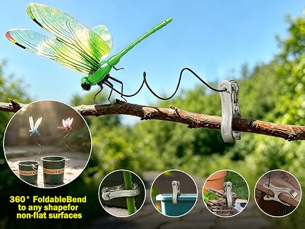 fake dragonflies