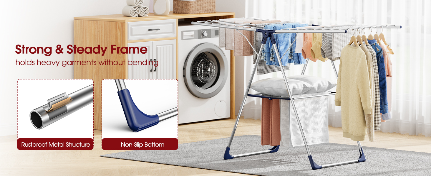 clothes drying rack