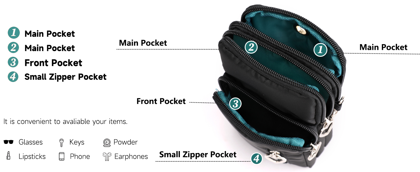 phone bag, small black crossbody purse, crossbody purses for women, shoulder bag