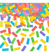 1.2LBS Confetti, Multicolor Biodegradable Confetti - Rectangular Fluttering Tissue Paper Confetti...