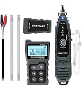 KOLSOL Network Cable Tester, Ethernet Wire Tracer with NCV & Lamp for CAT5 CAT6, PoE Tester Detec...