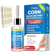 Ulensy Corn Remover Liquid for Toes Feet: 20ml Salicylic Acid for Foot Corns Calluses Wart Remova...