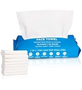 WITHU Disposable Face Towels-Ultra Soft, Thick Towelettes, Hygienic Makeup Remover, Facial Cleans...