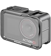 Walking Way Metal Camera Cage for DJI Osmo Action 5 Pro/4/3, Protective Aluminum Alloy Frame with...
