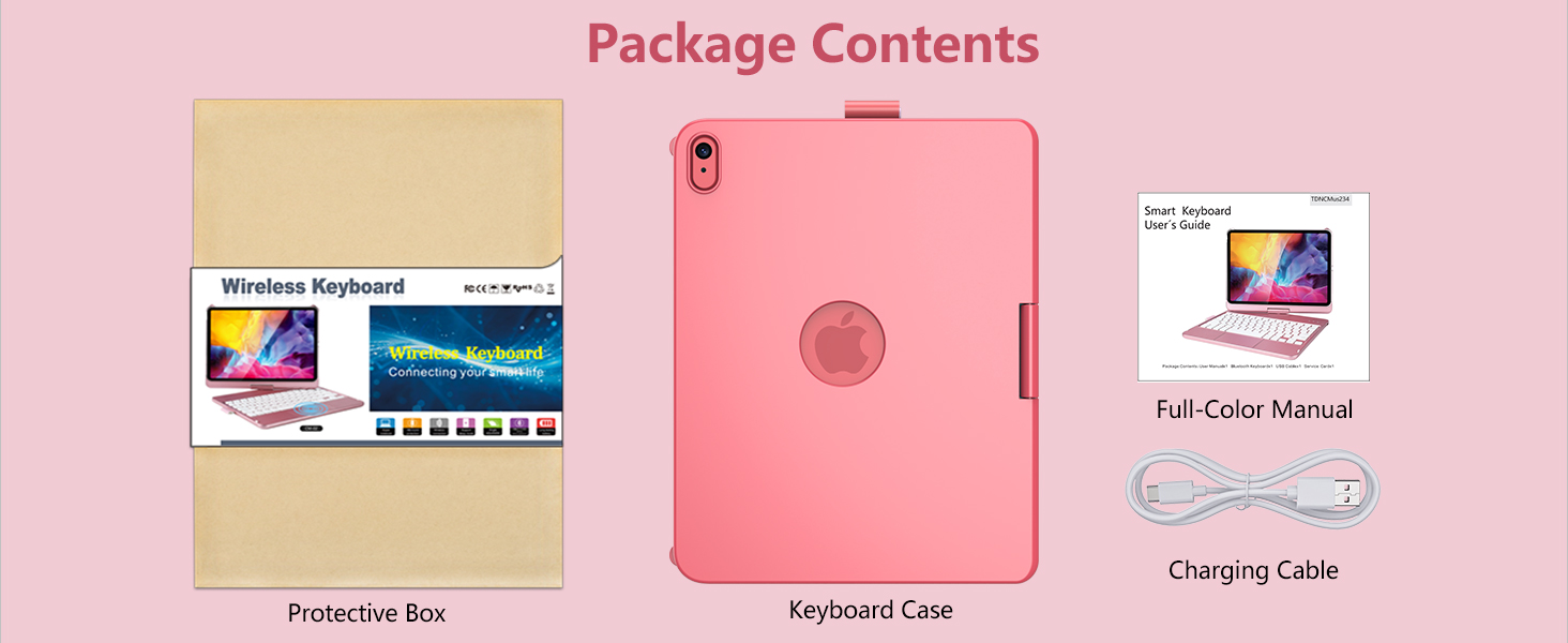 ipad 11th gen keyboard case pink 34
