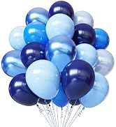 Blue Balloons, 50pcs 12 inch Latex Party Balloons for Birthday,Wedding,Baby Shower Party Decorations