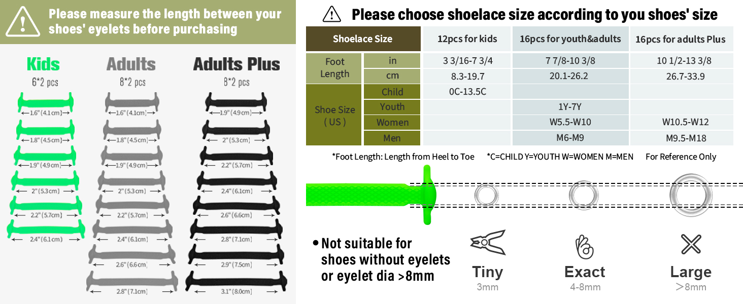 no tie shoe laces for adults