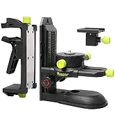 Huepar Fine-tuning Bracket Laser Level Adapter, Multifunctional Magnetic Pivoting Base with Adjus...