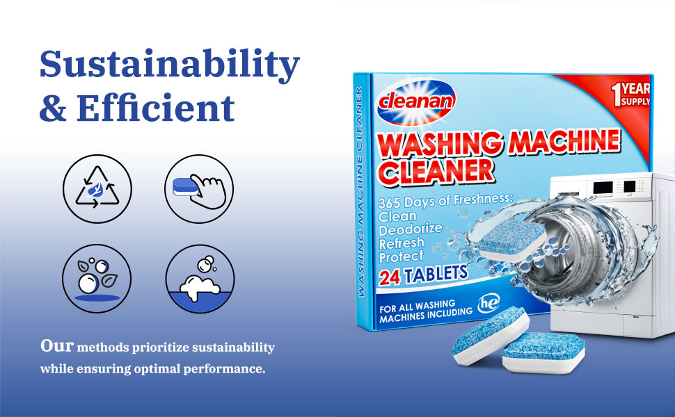 Washing Machine Cleaner Deep Clean Tablets