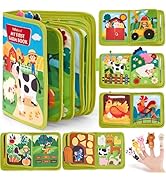 hahaland Busy Book for Toddlers 1-3 - Montessori Toys Busy Board for 1 Year Old Boy Gifts Girl To...