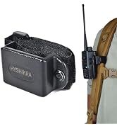 HYSHIKRA Universal Two-Way Radio Mount for Backpacks & Shoulder Straps - Heavy-Duty Hook and Loop...