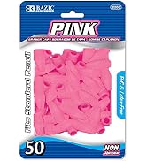 BAZIC Pink Eraser Top, Latex Free Pencil Tops Erasers, Arrowhead Caps Erasers for Kids Student (5...