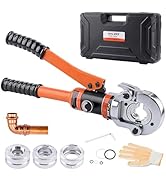 HZLZRZ Propress Tool for Copper Pipe, Hydraulic Tool Dies Jaw 1/2", 3/4", 1", Pro Press Crimper T...