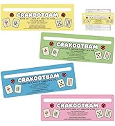 NeoDigix 4 Pcs American Mahjong Line Reader with Quick Reference Guide, Colorful Mahjong Card Lin...
