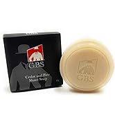 G.B.S 97% Men's Cedar & Pine Shave Soap –All Natural Shave Soap for Men- Creates a Rich Lather Fo...