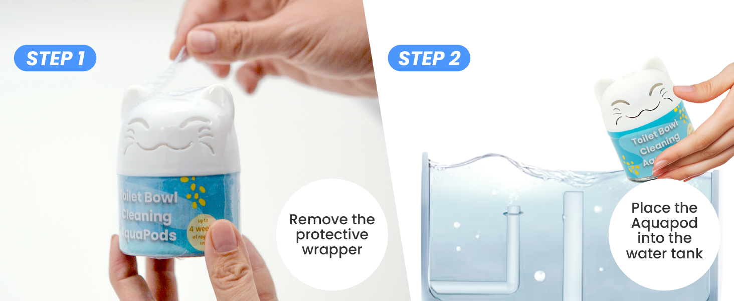 Simple Life - Toilet Cleaning Aquapod - How to Use 1&2