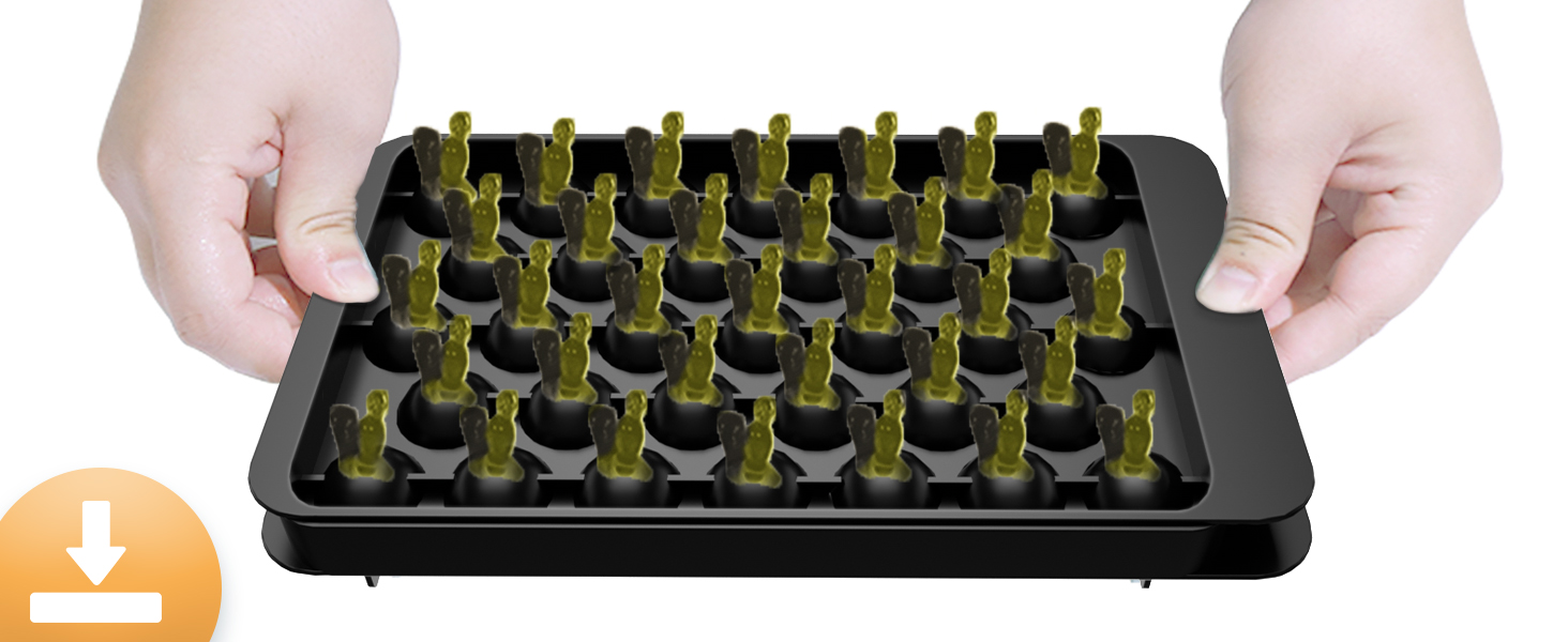 WIBIMEN Round ice cube trays