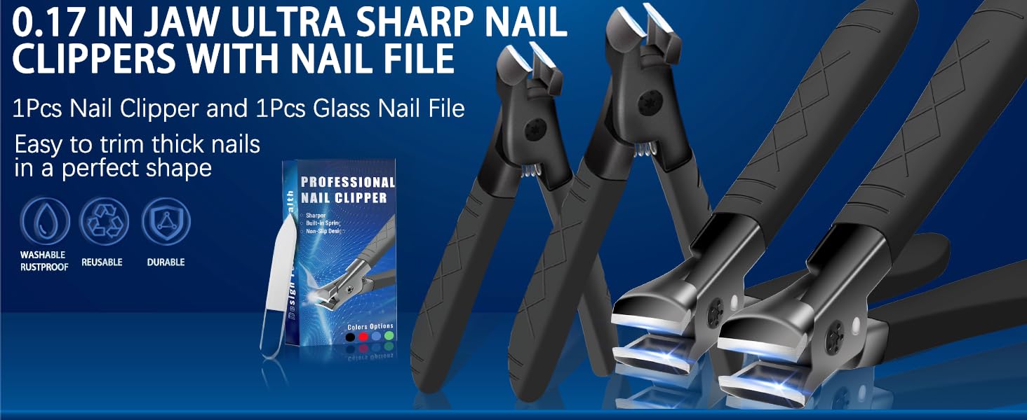 Wide Jaw Nail Clippers
