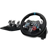 Logitech G29 Driving Force Racing Wheel and Floor Pedals, Real Force Feedback, Stainless Steel Pa...