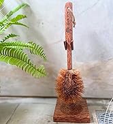 wood toilet brush handmade