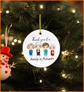 Beautiful Golden Friendship Inspired Christmas Ornament Keepsake | Thank You for being A Friend