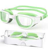 Zeligerstar Kids Swim Goggles,Swimming Goggles for Kids 6-14, Anti-Fog UV Protection Pool Goggles...