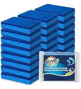 Scrubit Non-Scratch Cleaning Scrub Sponges- Scrubbing Dish Sponge Ideal for Washing Kitchen,Dishe...
